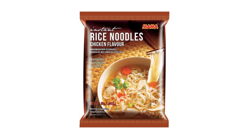 Mama Rice Noodles Gluten Free Chicken Flavor | 55g