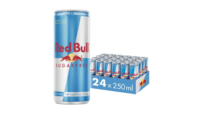 Red Bull Energy Drink Sugar Free 24x250 ml