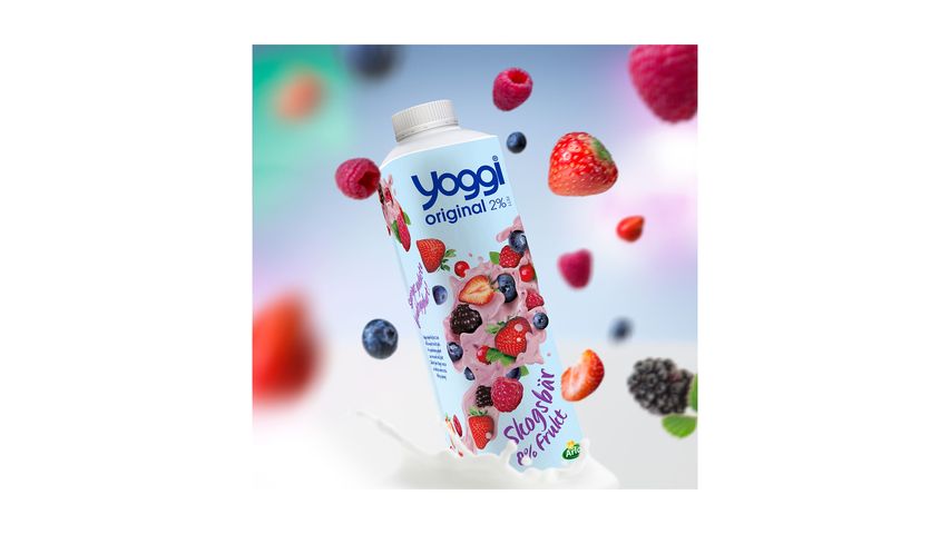 Yoggi Original Yoghurt Skogsbär 1l