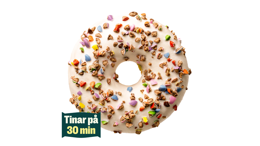 Bageri La Lorraine Donut Crushed Candy White Chocolate 56g