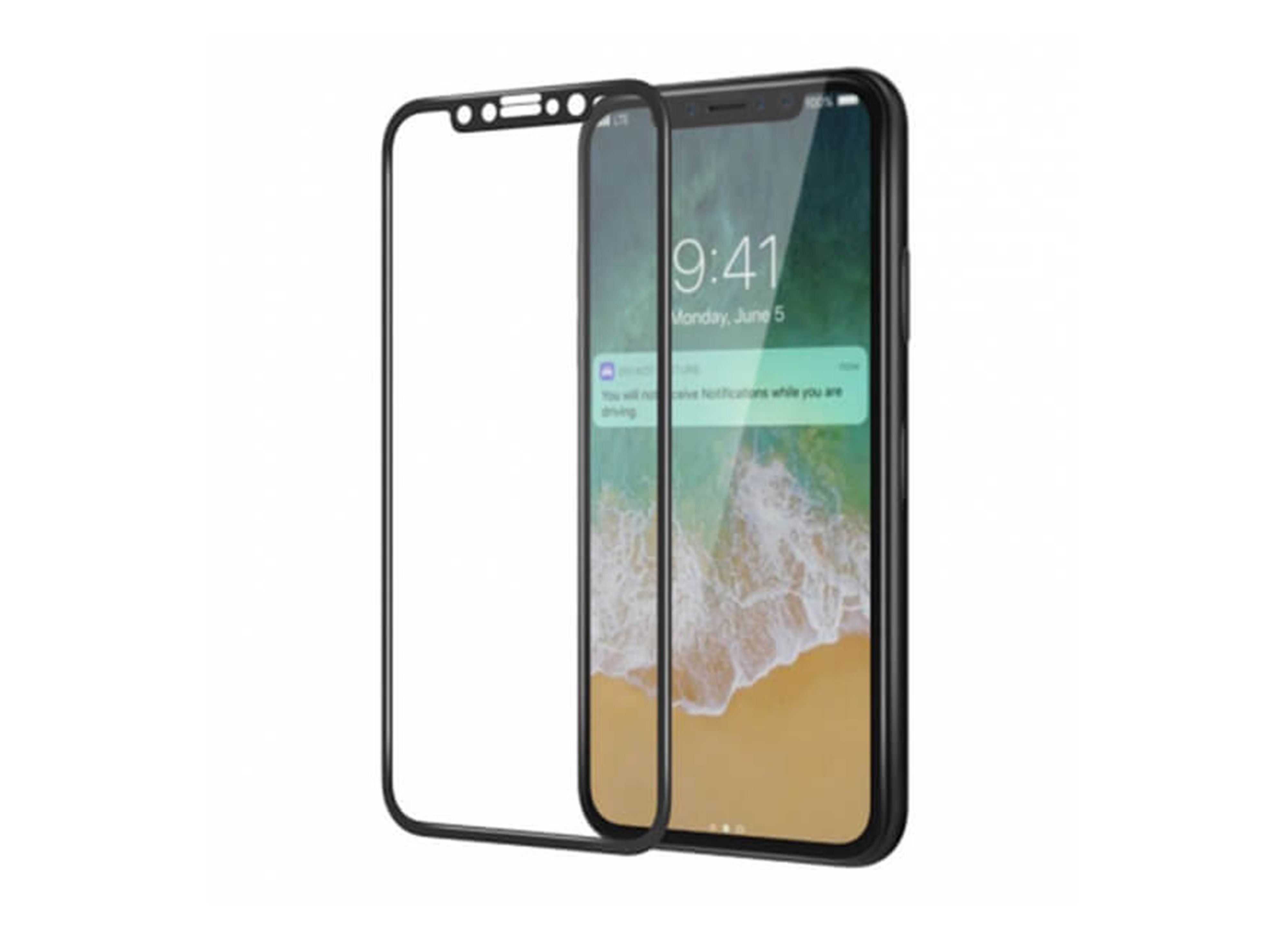 Стъклен протектор за дисплей MBX 5D Full - iPhone X, XS