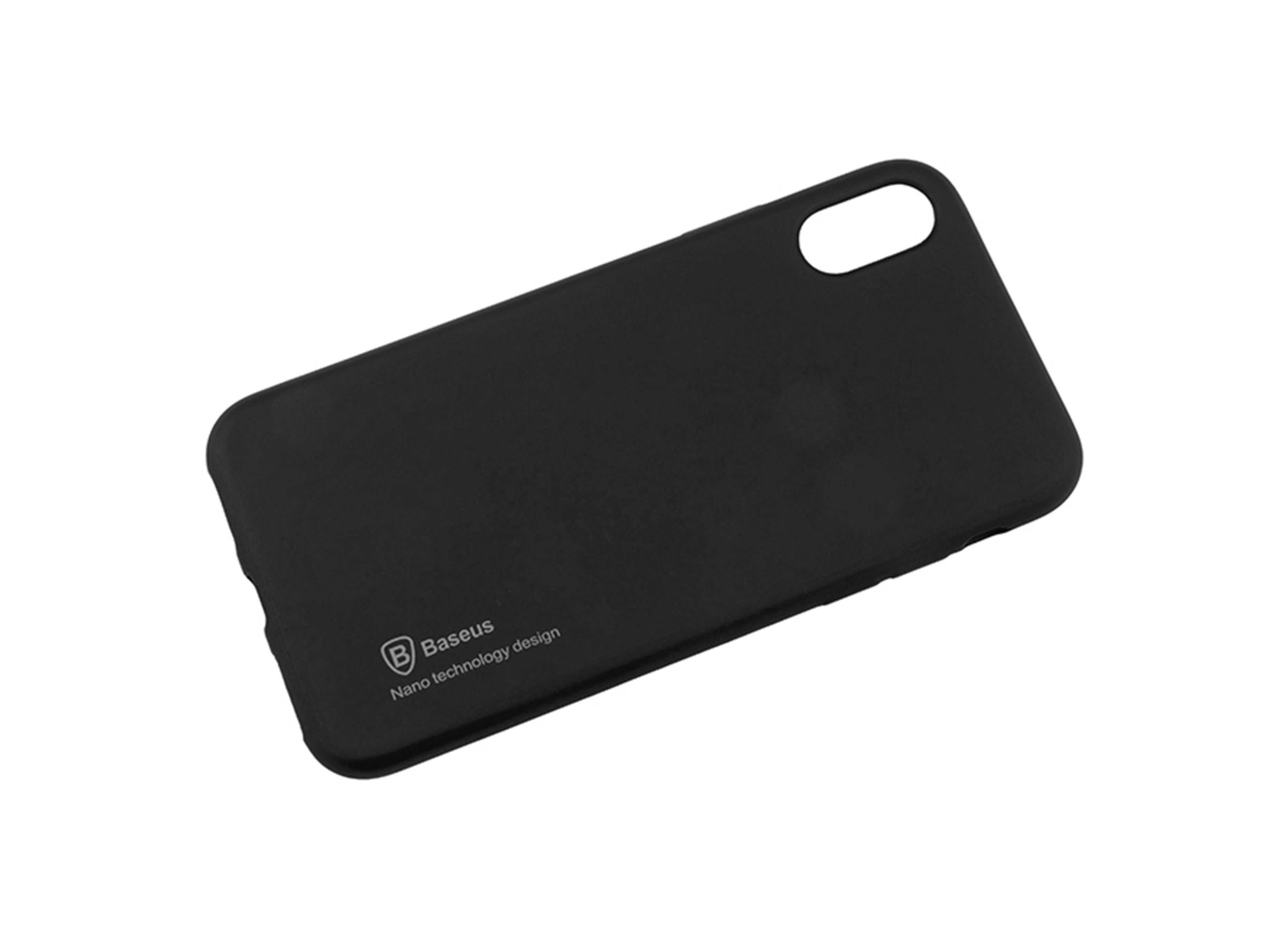 Силиконов калъф гръб кейс Baseus Design - iPhone 7, 8 Plus, Черен