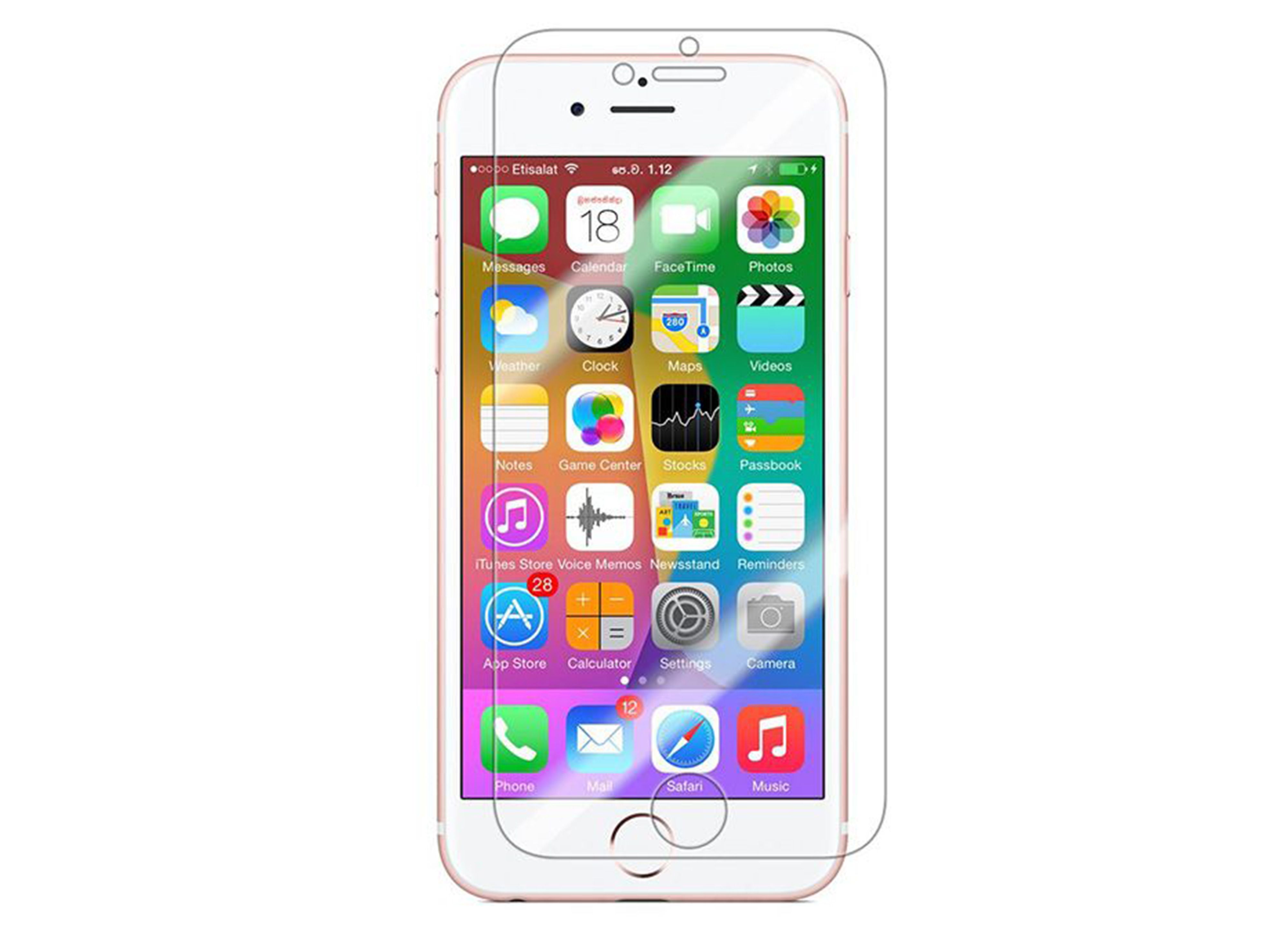 Стъклен протектор за дисплей MBX закалено стъкло - iPhone 7, 8, SE2