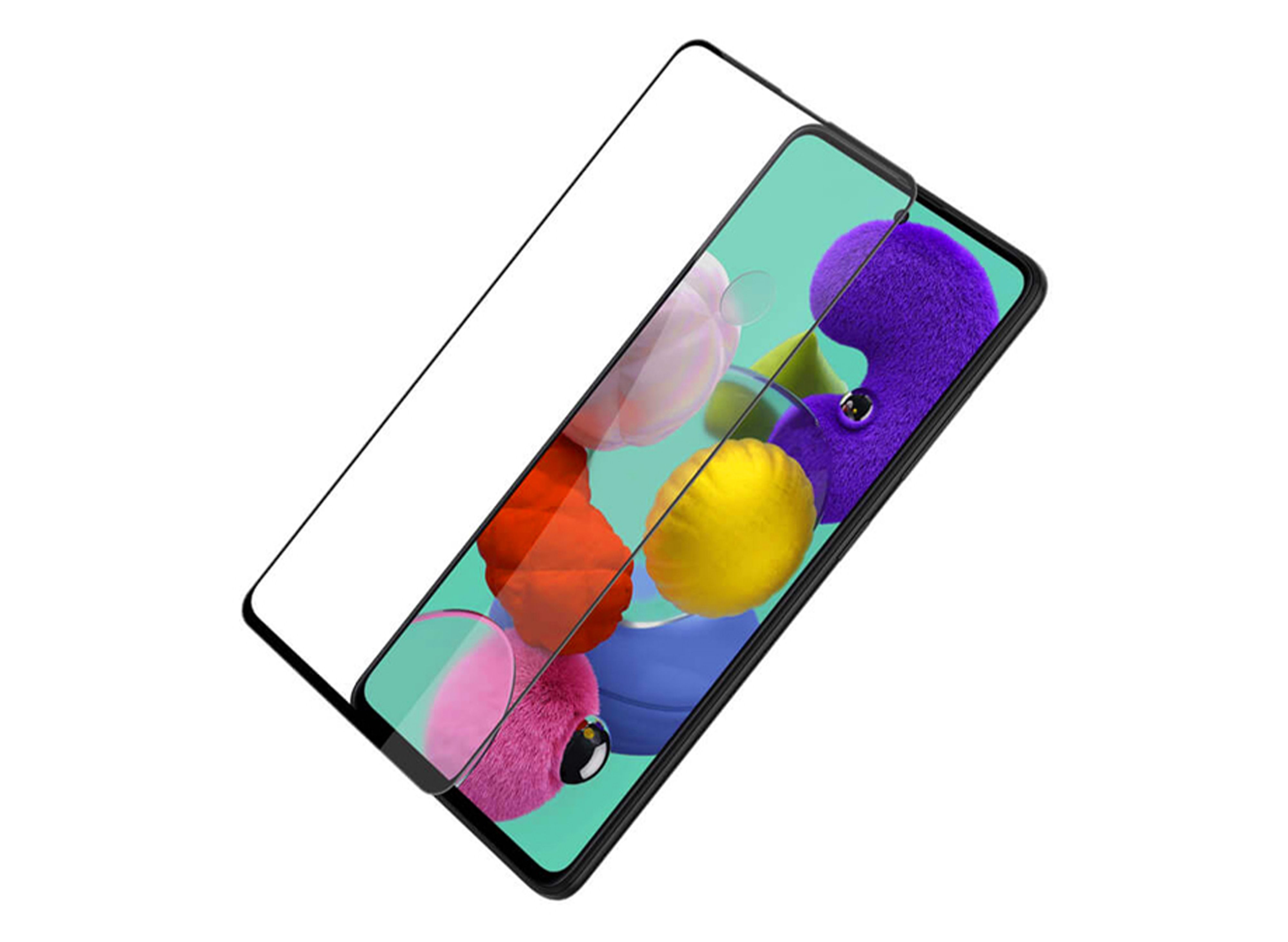 Стъклен протектор за дисплей MBX 5D Full - Samsung Galaxy A71, черен