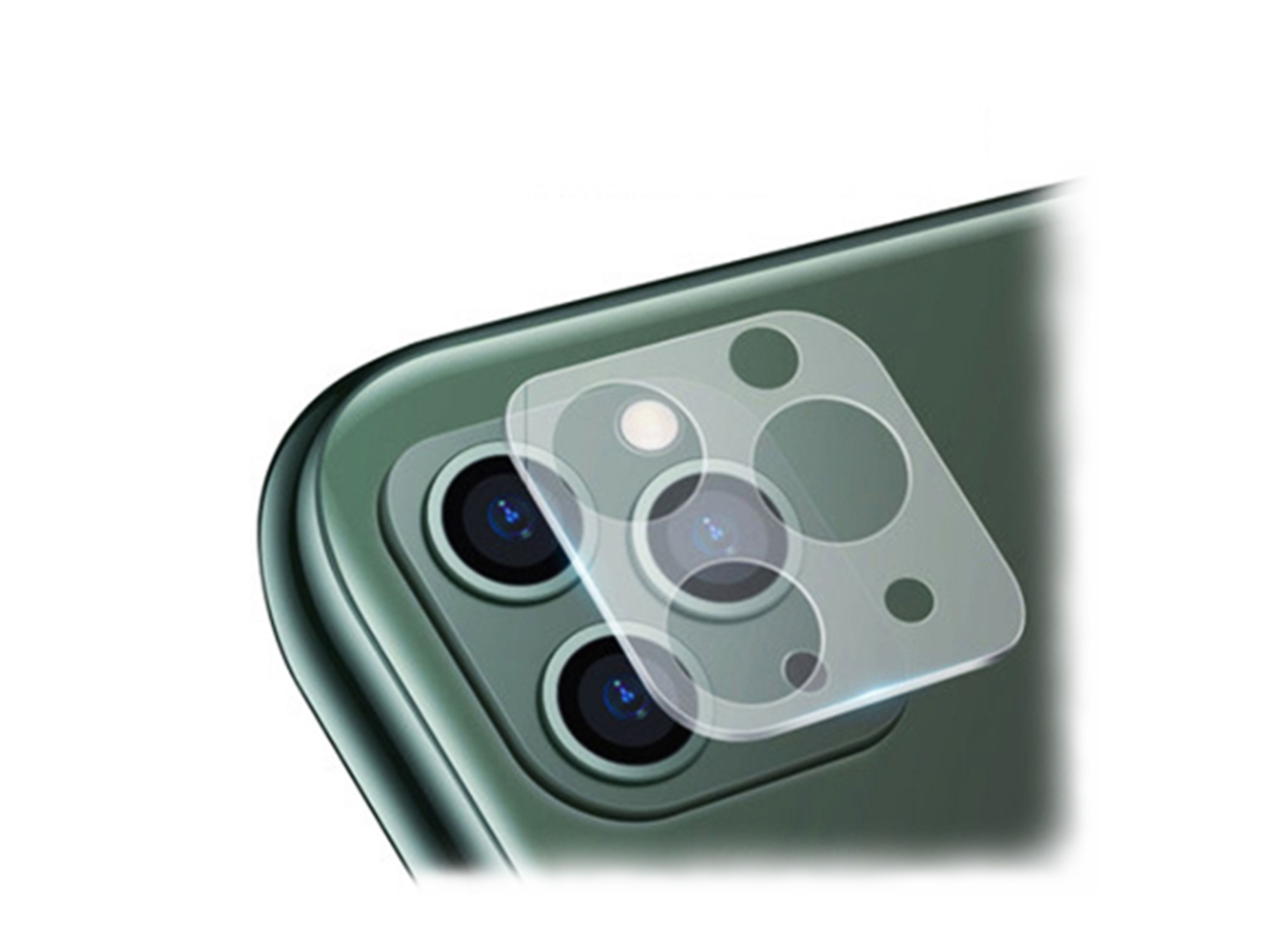 Стъклен протектор за задна камера 5D Full MBX