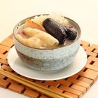 Black Silky Chicken Soup with Fish Maw and Sea Whelk for Beautifying (Chilled)