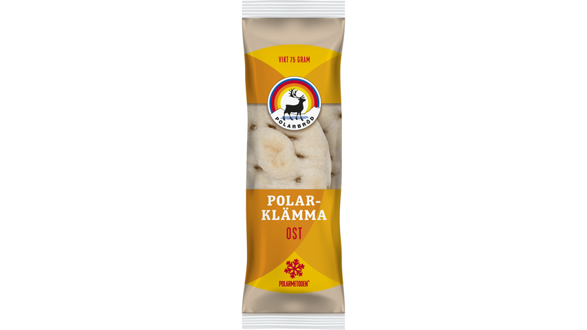 Polarbröd Polarklämma Cheese 75g