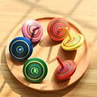 Mtrade Colorful Wooden Spinning Tops | 1 pack