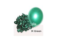 Party Wholesale Centre 11" Metallic Green Latex Balloon (10pcs)  (nh)_m Green