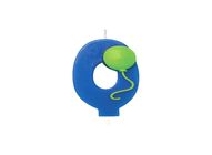 Mtrade Number 0 Blue Birthday Candle with Balloon | 1 piece