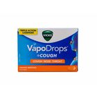 Vicks Vapodrops +cough Orange Menthol 16's
