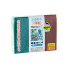 Vesta K-09 - Anti-Bacteria Sponge with Scourer 11x6.5cm (2 Pcs) | 0.025 公斤