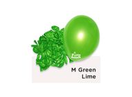 Party Wholesale Centre 11" Metallic Lime Green Latex Balloon (10pcs)  (nh)_m Green Lime