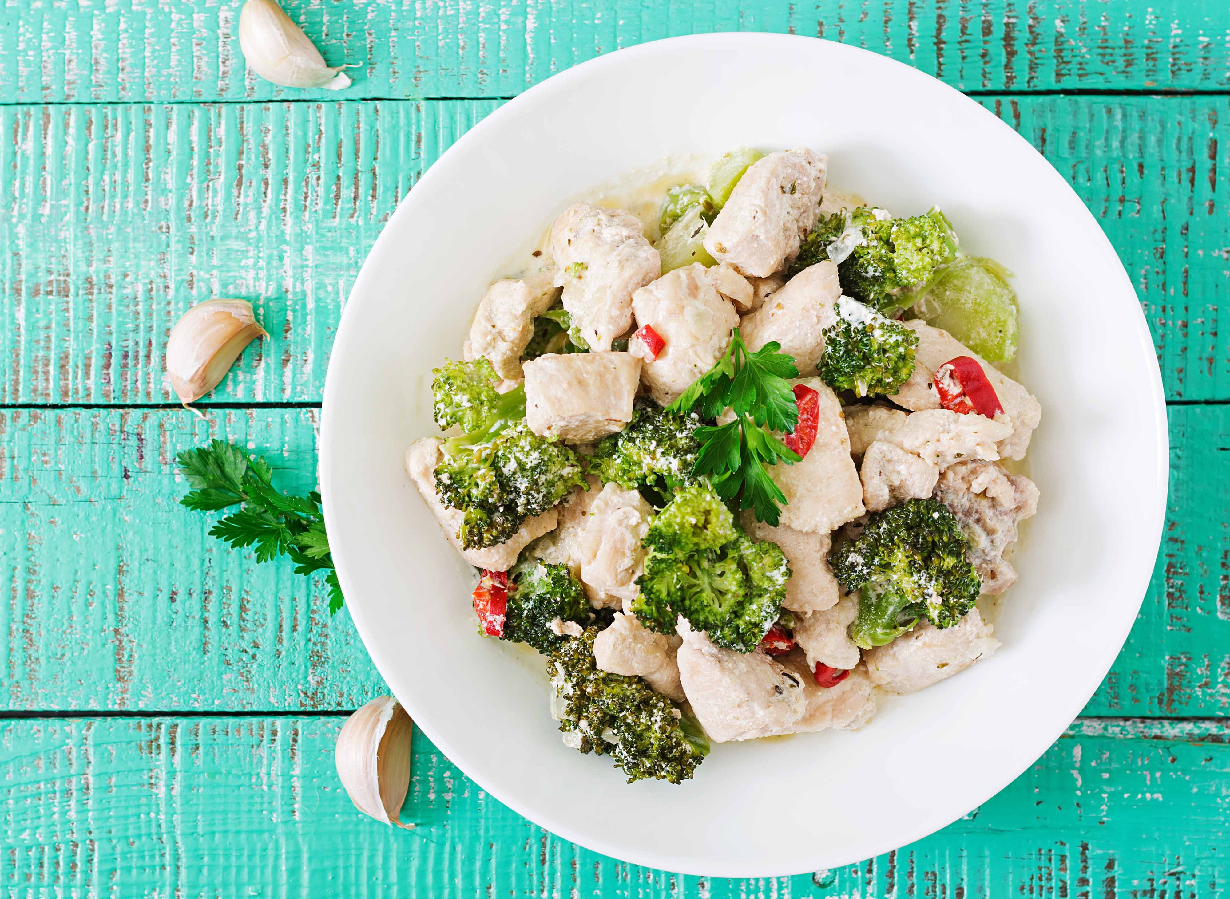 Steam chicken and broccoli фото 105