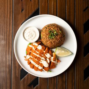 Achari Rice with Katsu Chicken