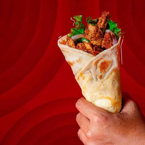 Green Chili Chicken Wrap