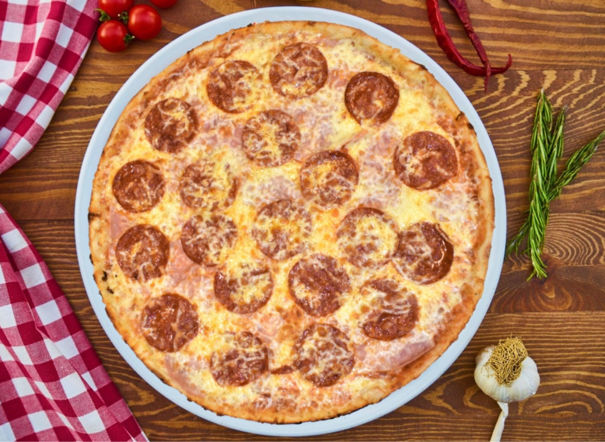 Online pizza night vendor logo