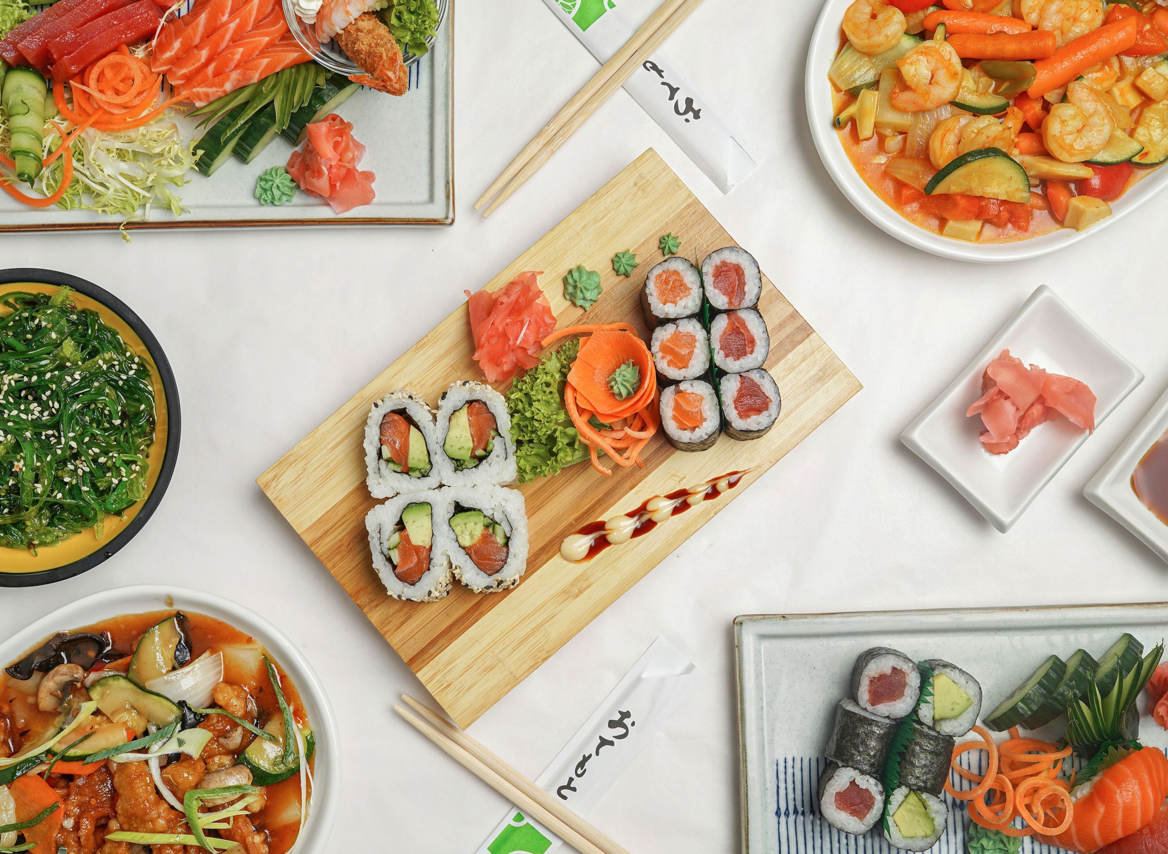 Wang sushi vendor logo