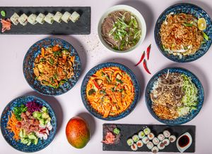 Minh Dang sushi a wok