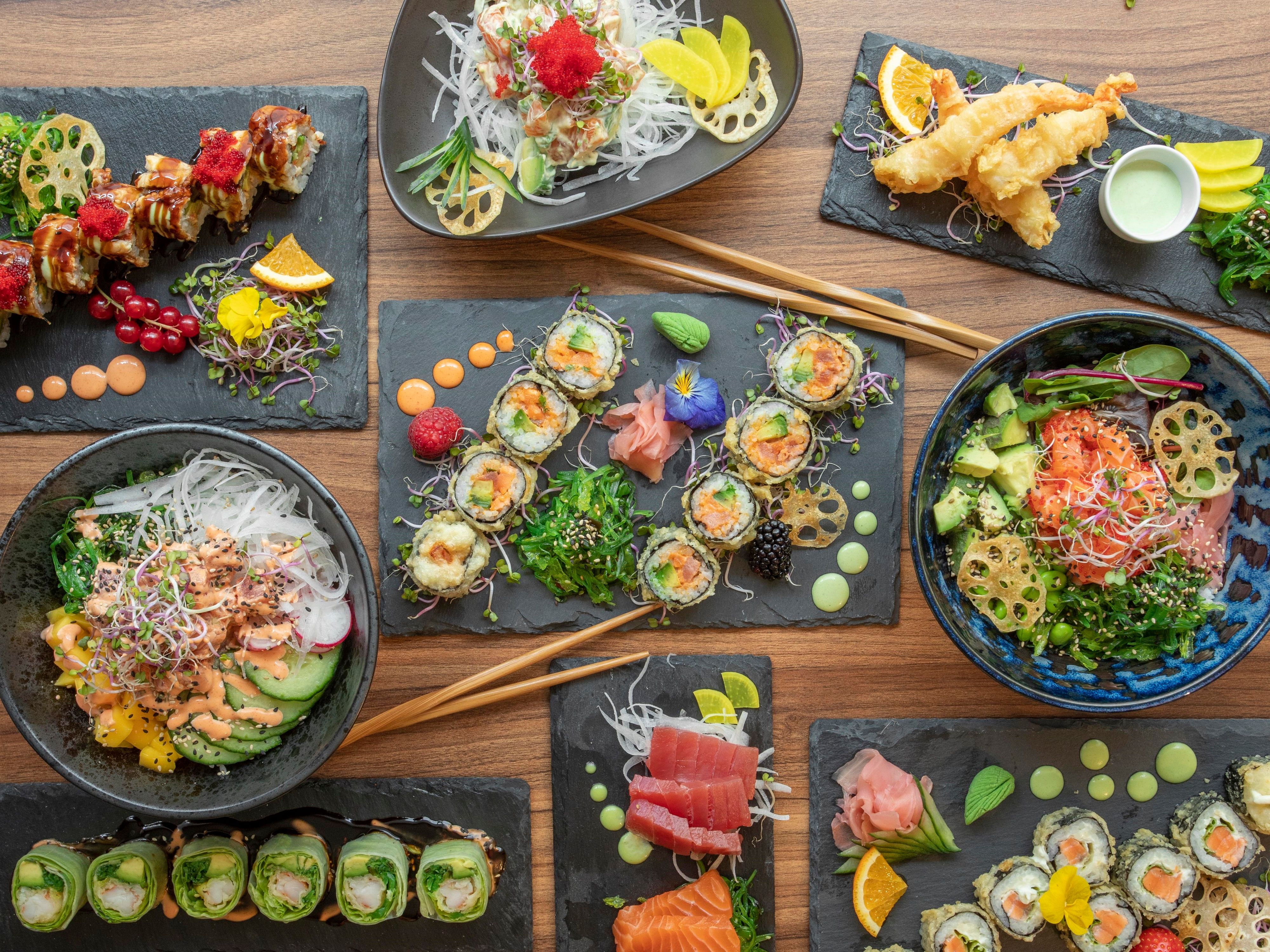 sachi poke & sushi vendor logo