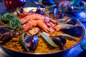 Gate restaurant by the sea