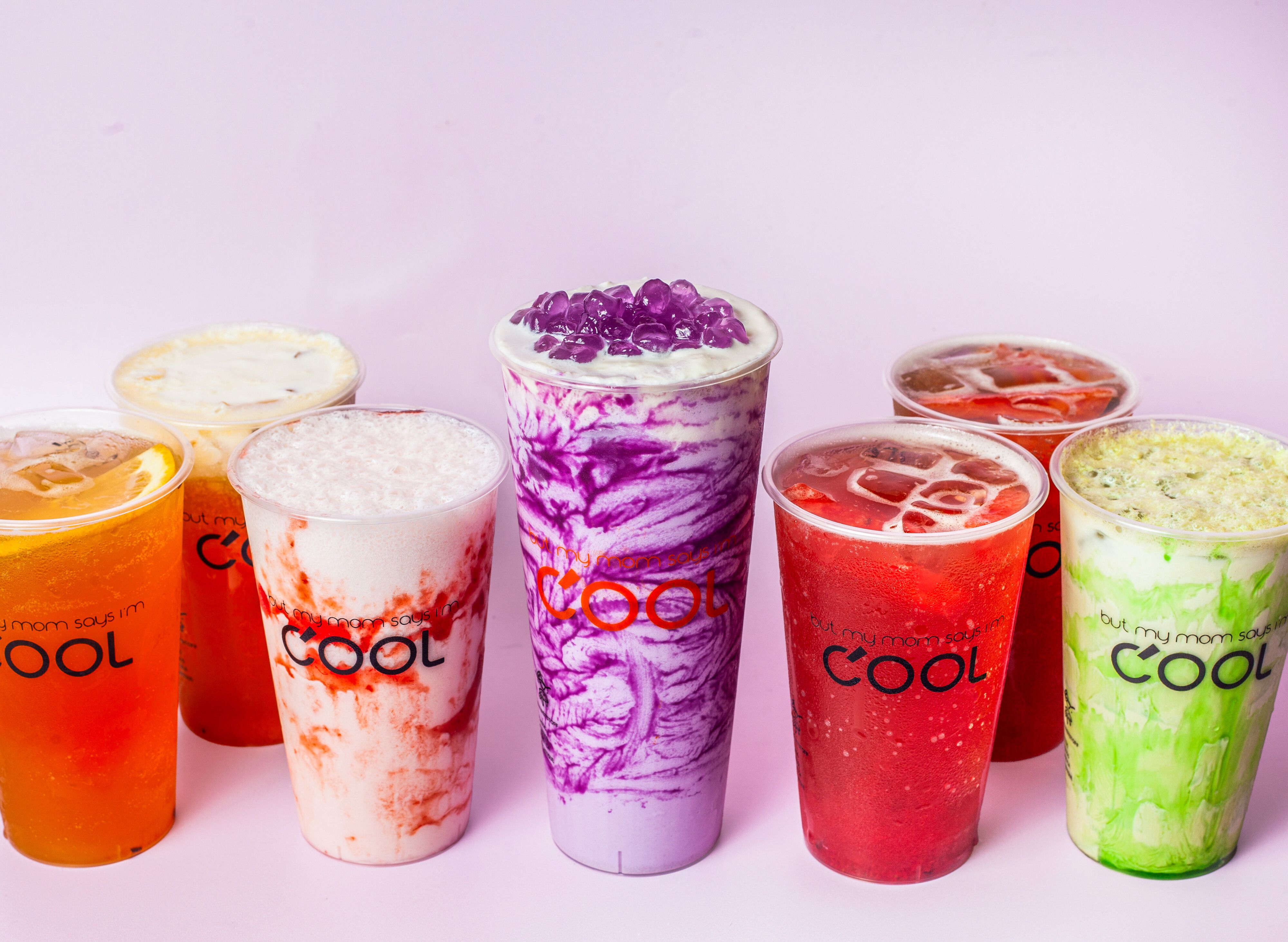 Cool cups bubble tea vendor logo
