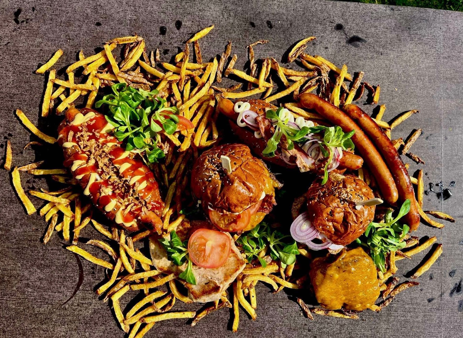 AR street food vendor logo