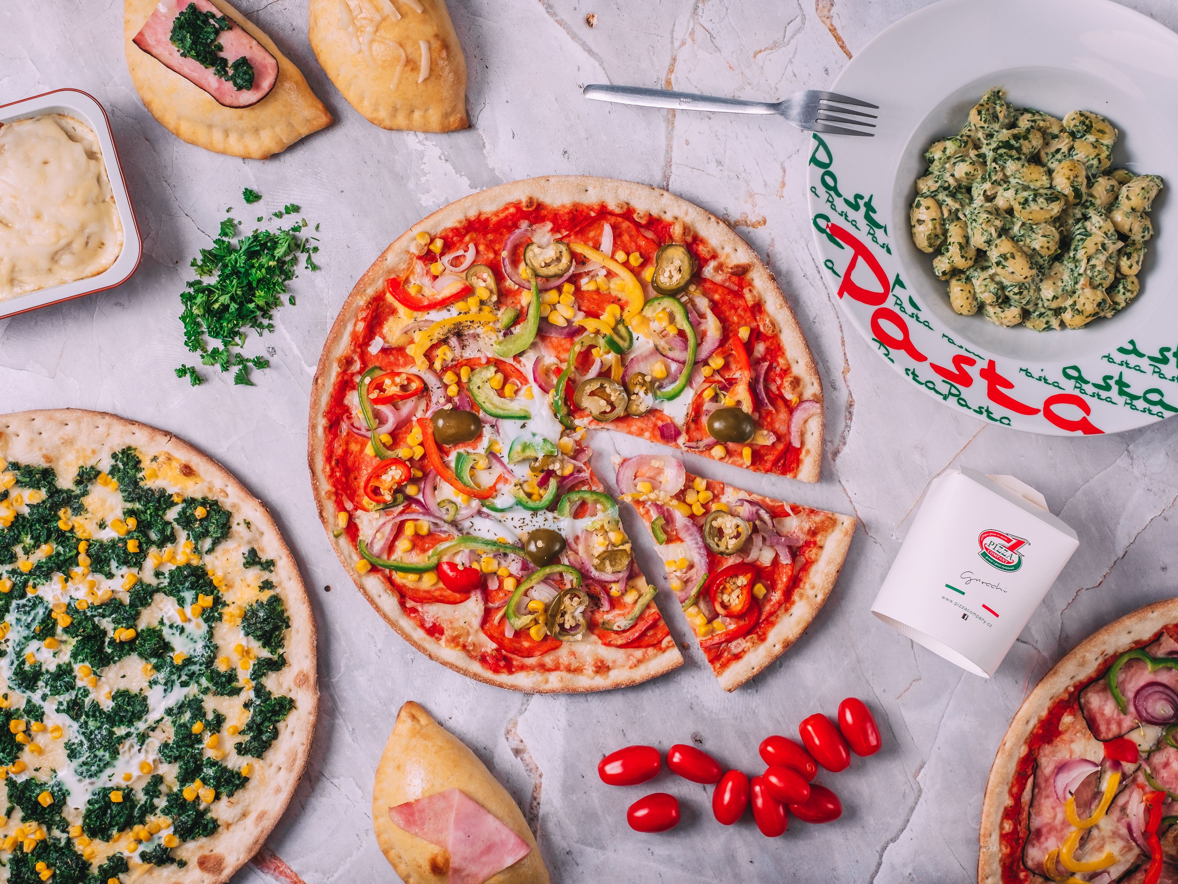 Pizza company - Kačerov vendor logo