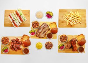 CHEESUS CRUST Grilled Cheese, Pastrami & BBQ