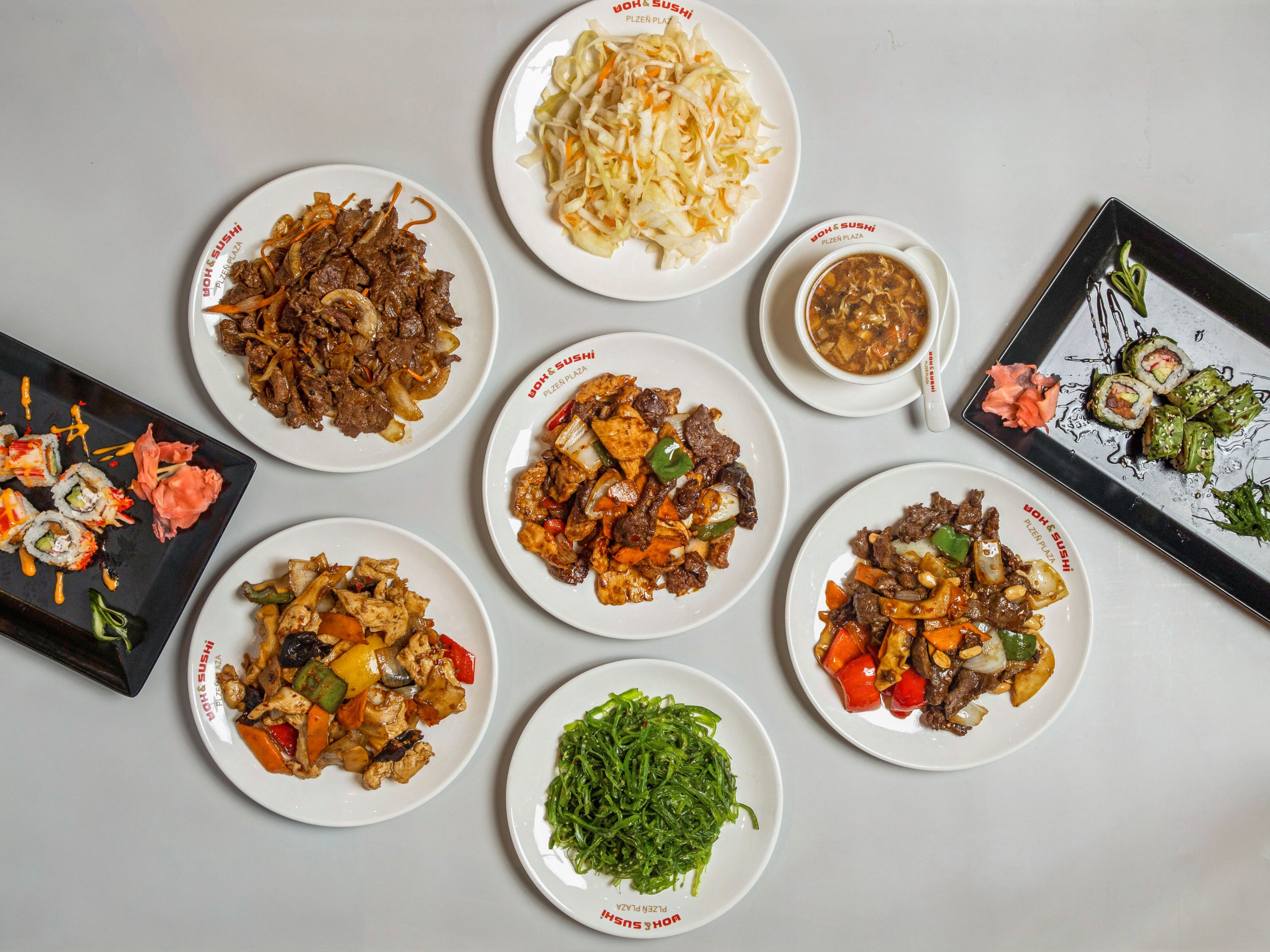 WOK & SUSHI - Plaza vendor logo