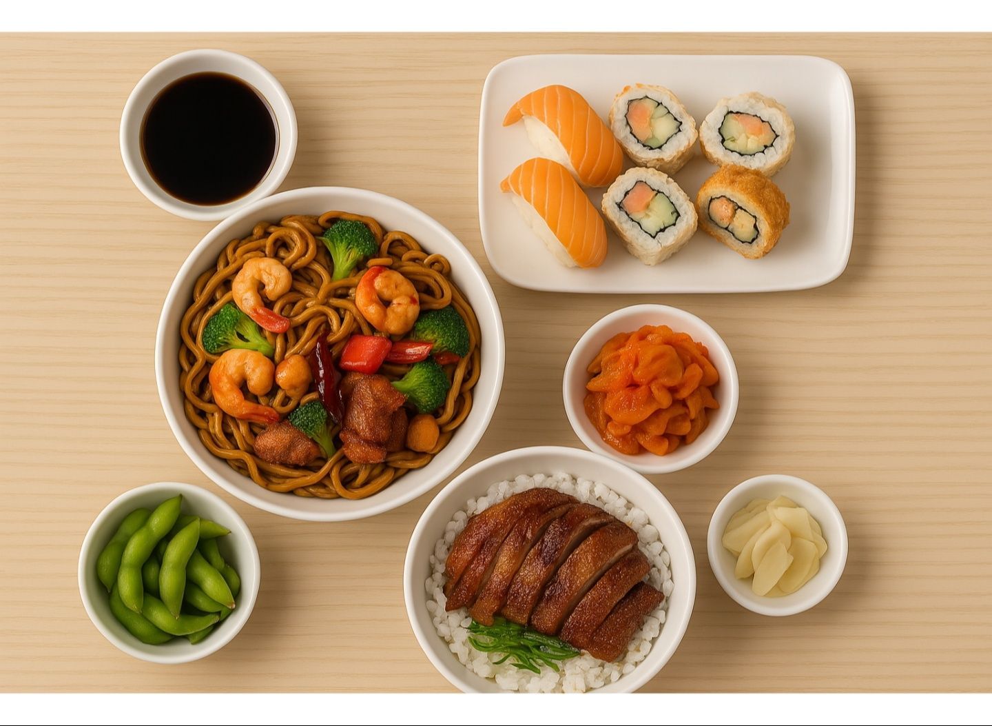 Umami Express Wok Sushi vendor logo