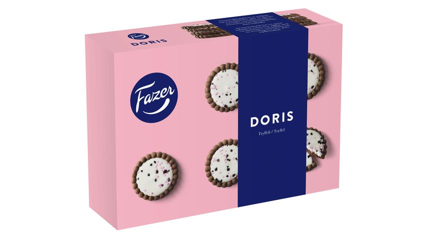 Fazer Doris Tryffeli 250g cocoa biscuit with truffle flavoured filling, 24  pcs delivery from Foodora Market Niittykumpu in