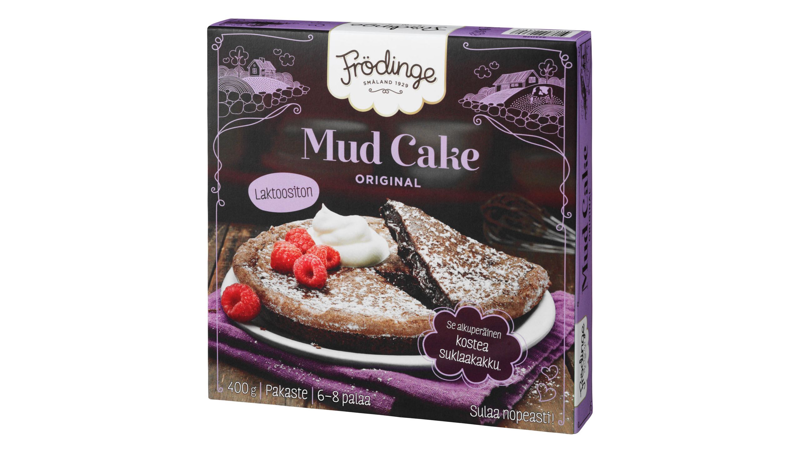 Frödinge mud cake 400g lactose free chocolate cake delivery from Foodora  Market Malmi in