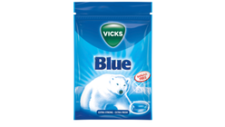 Vicks Blue Extra Strong Sockerfri 72g