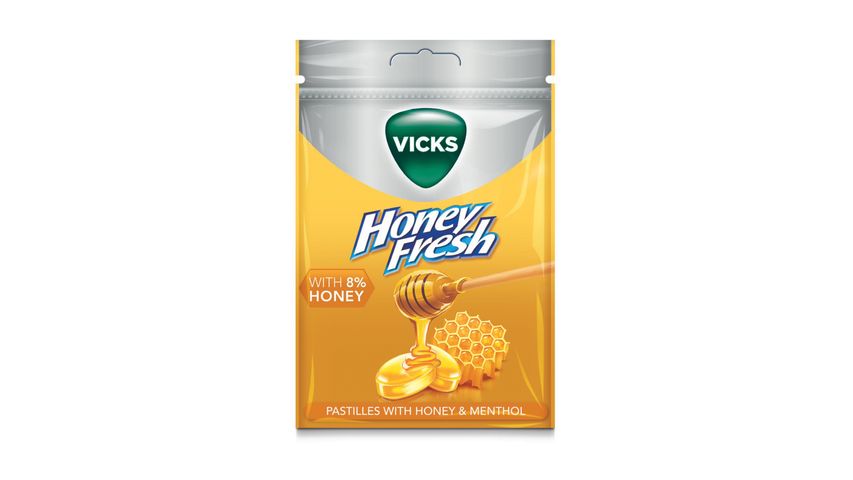 Vicks Honey Fresh & Natural Menthol 72g