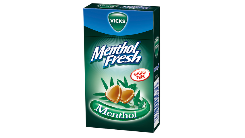 Vicks Menthol Fresh sugar free pastilles with menthol 40g delivery from  Foodora Market Niittykumpu in