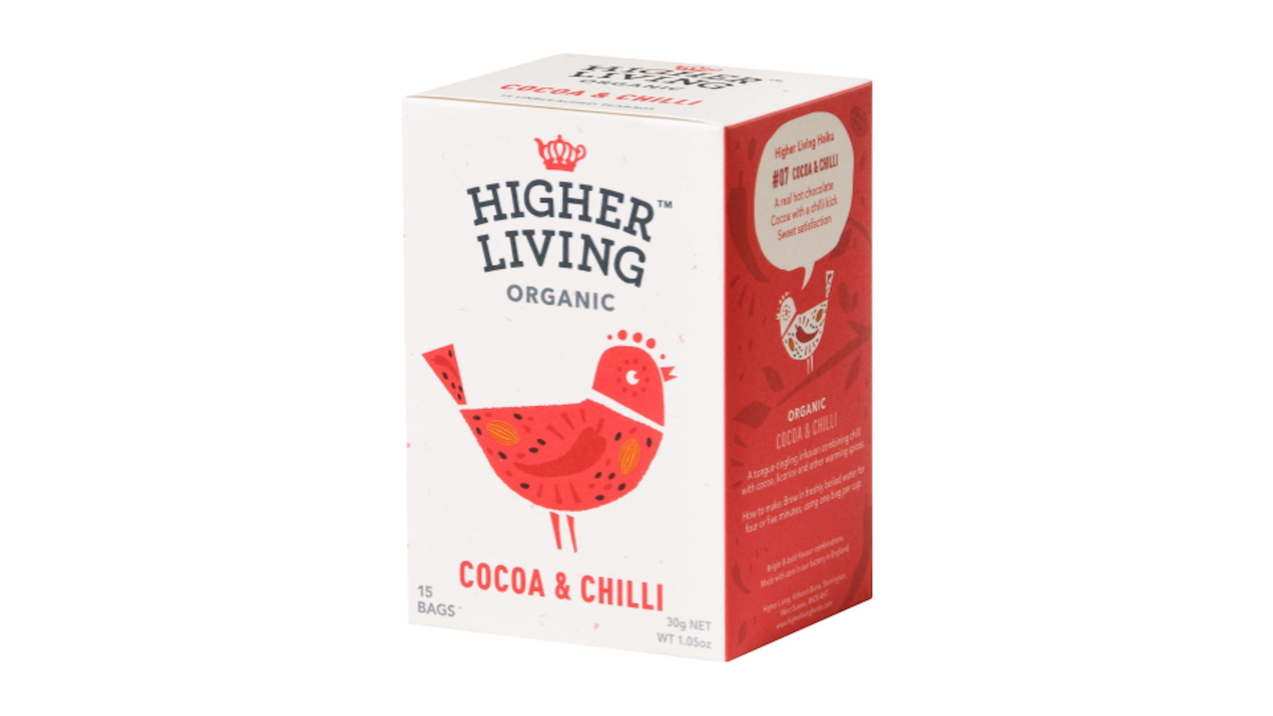 Higher Living Cocoa & Chilli 15bgs/30g delivery from Foodora Market  Niittykumpu in