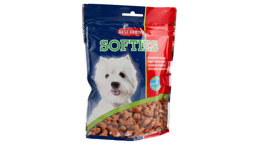 Best Friend Softies Godbitar Med Kött Hundsnacks 150g