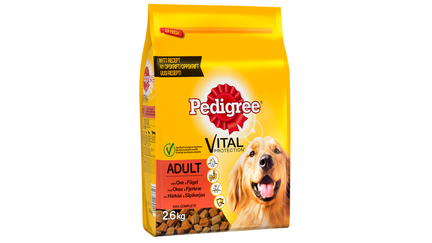 Pedigree beef 2024 dry dog food