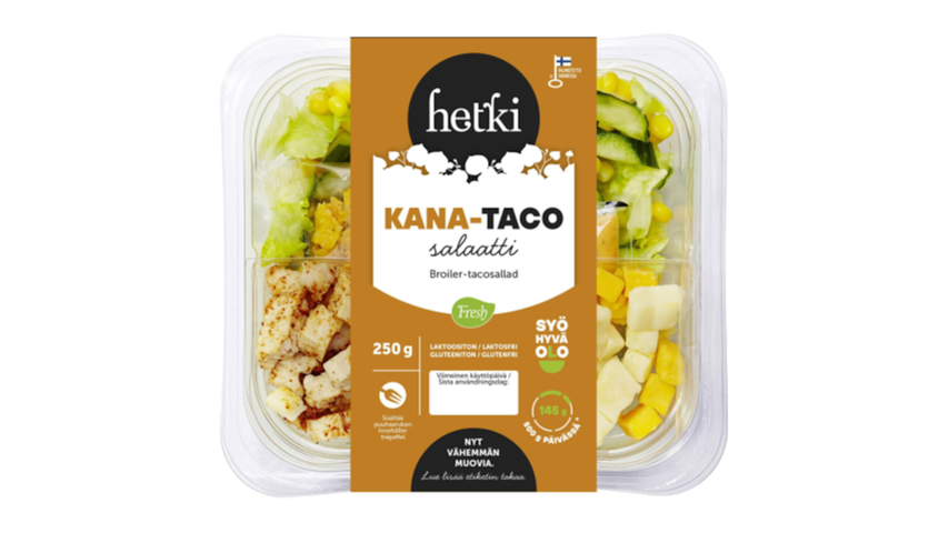 Fresh LounasHetki Chicken-Taco salad 250g delivery from Foodora Market  Jyväskylä in