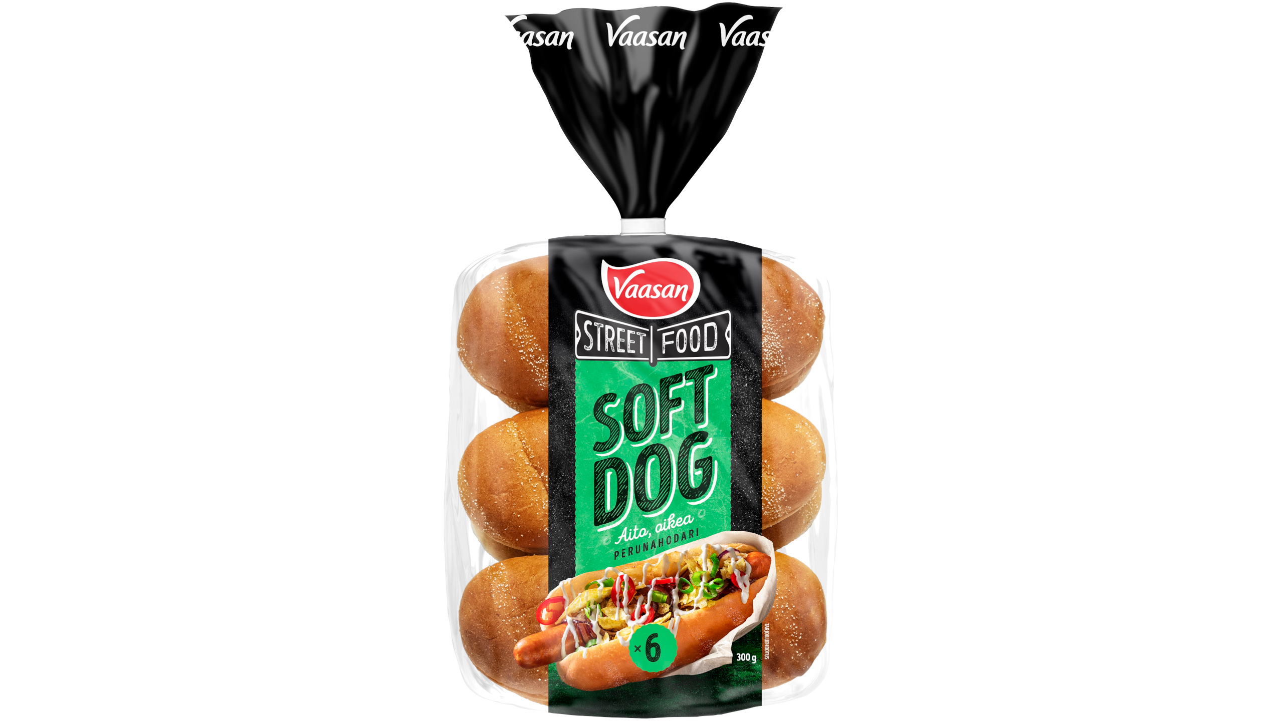 Vaasan Street Food SOFT DOG Potato Hot Dog 300g/6pcs delivery from Foodora  Market Herttoniemi in