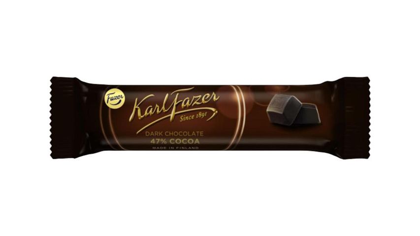 Karl Fazer dark chocolate bar 39g delivery from Foodora Market Niittykumpu  in