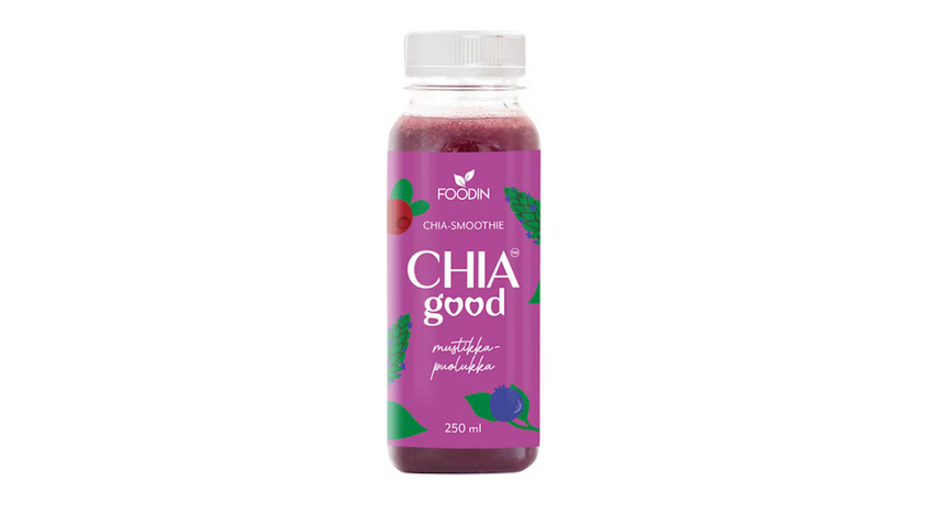 Chia Good Smoothie 250ml blueberry & lingonberry delivery from Foodora  Market Pasila in