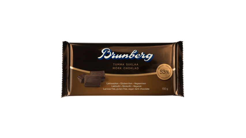 Brunberg Dark chocolate lactose free 150g delivery from Foodora Market  Niittykumpu in