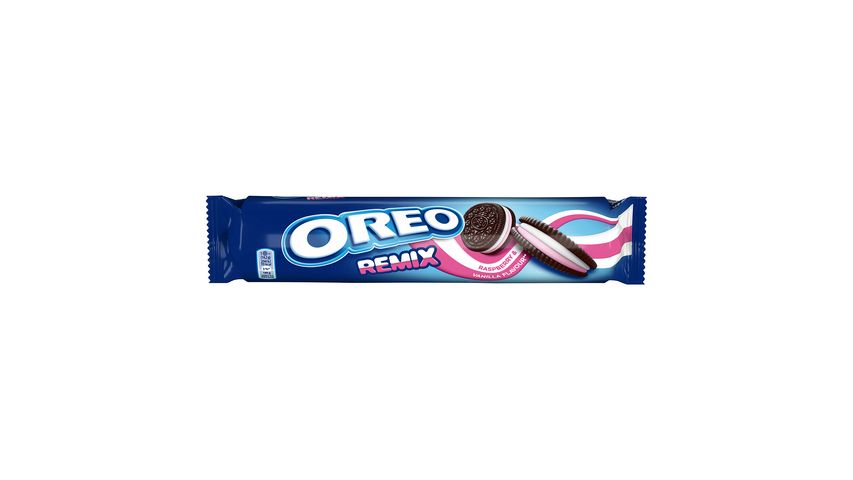 Oreo Remix Dobbel Vanilje & Bringebær | 157g