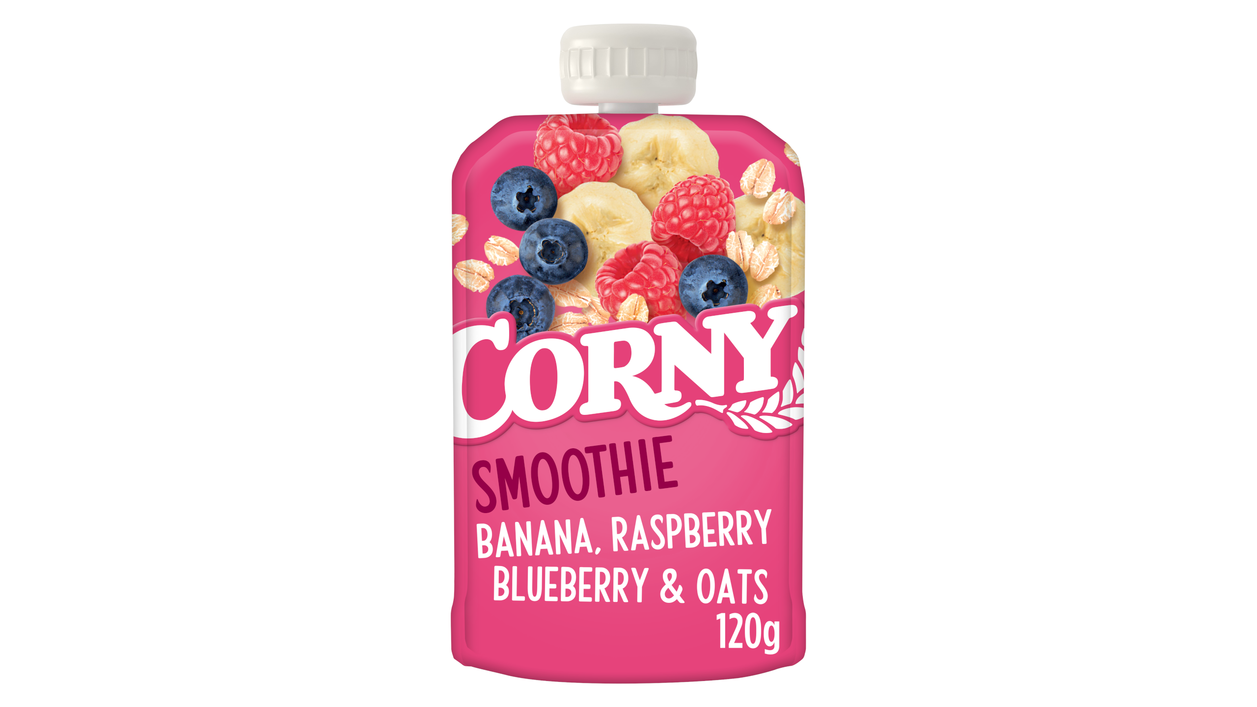 Corny smoothie banana, raspberry, blueberry & oats 120g delivery from  Foodora Market Turku in