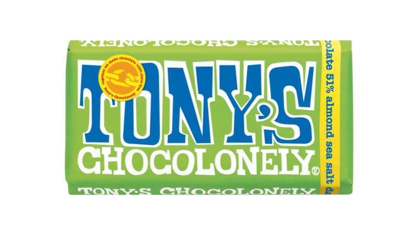 Tony's Chocolonely 180g Dark Almond Sea Salt chocolate delivery from  Foodora Market Tampere in