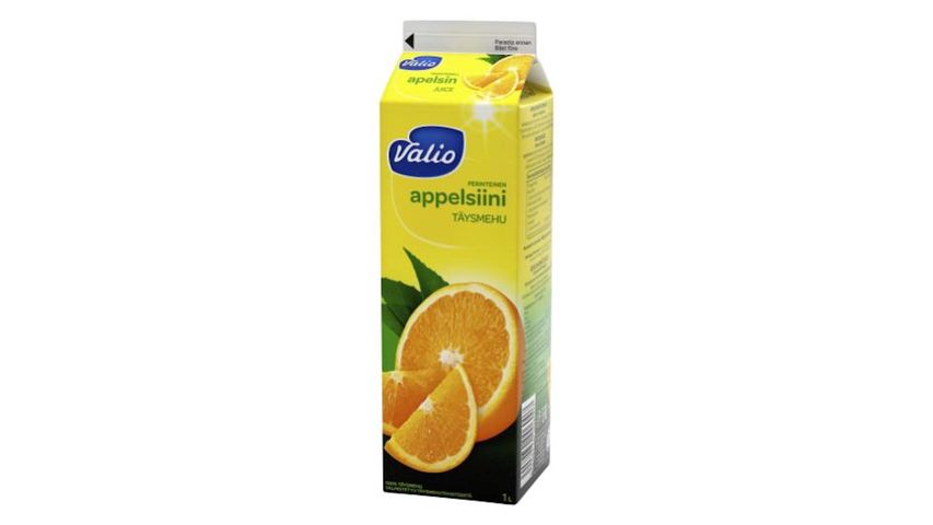 Valio orange juice 1 l traditional delivery from Foodora Market Oulu in