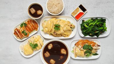文華雞飯 (新加坡) Mandarin Chicken Rice (Singapore)