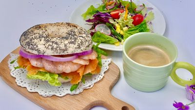 Between Handmade Begal Sandwich